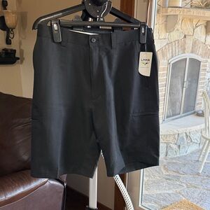 Links Men's Black (Caviar Color) Golf Shorts